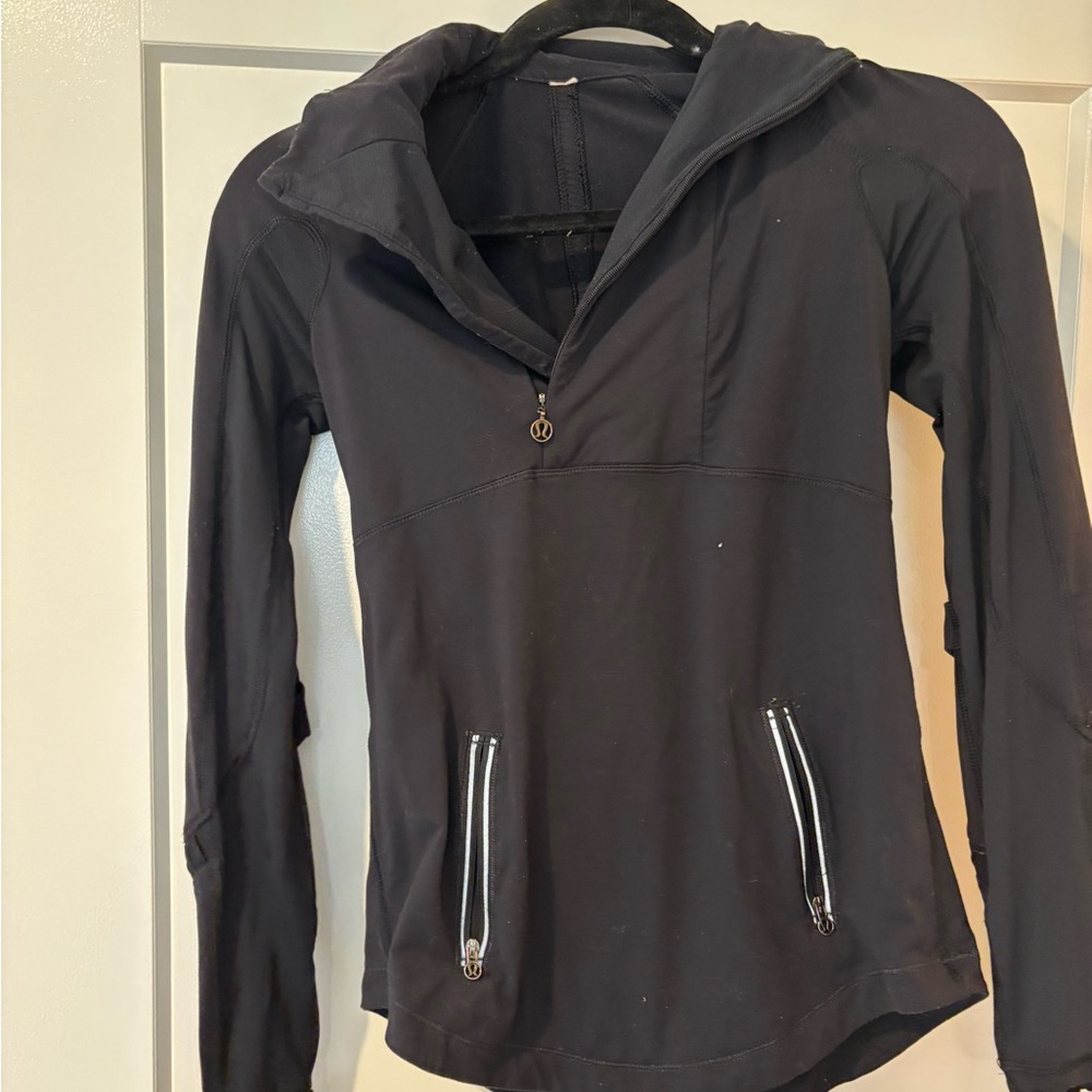 Lululemon Athletica Black Half-Zip Hoodie
